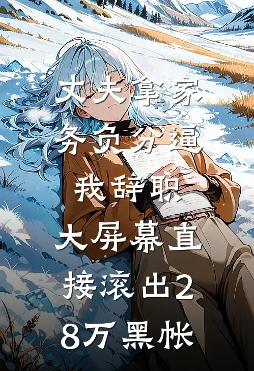 丈夫拿家务负分逼我辞职，大屏幕直接滚出28万黑帐