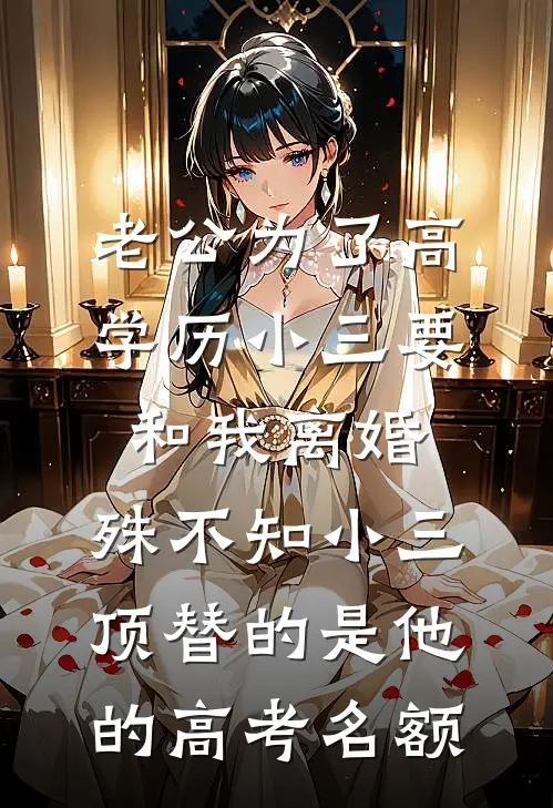 老公为了高学历小三要和我离婚，殊不知小三顶替的是他的高考名额