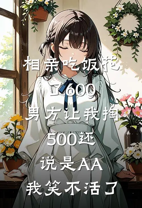 相亲吃饭花了600，男方让我掏500还说是AA，我笑不活了