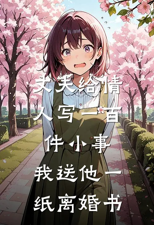 丈夫给情人写一百件小事，我送他一纸离婚书