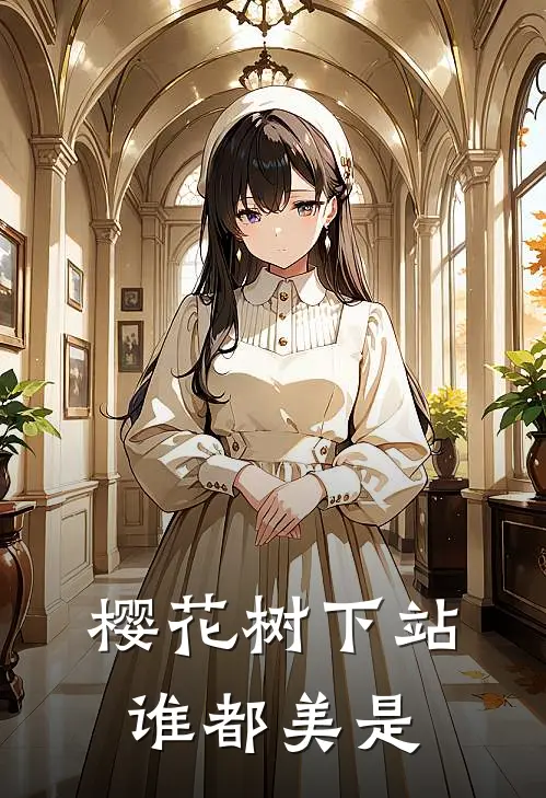 樱花树下站谁都美是