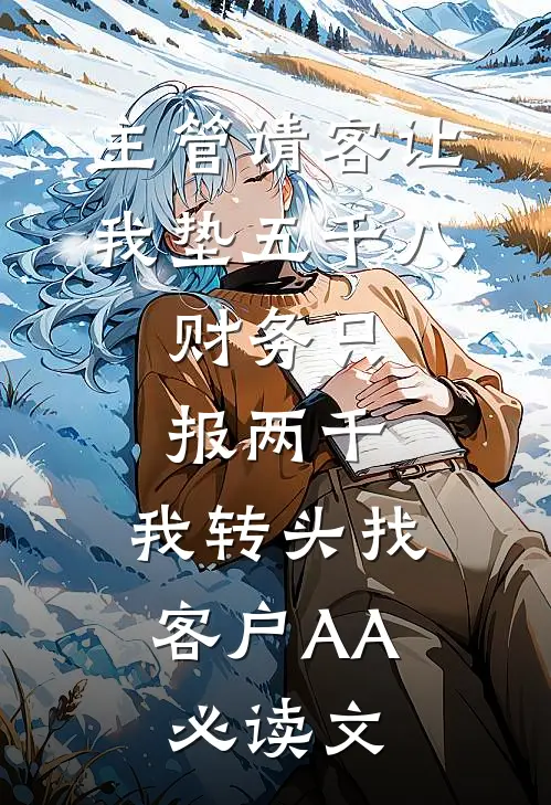 主管请客让我垫五千八，财务只报两千，我转头找客户AA必读文