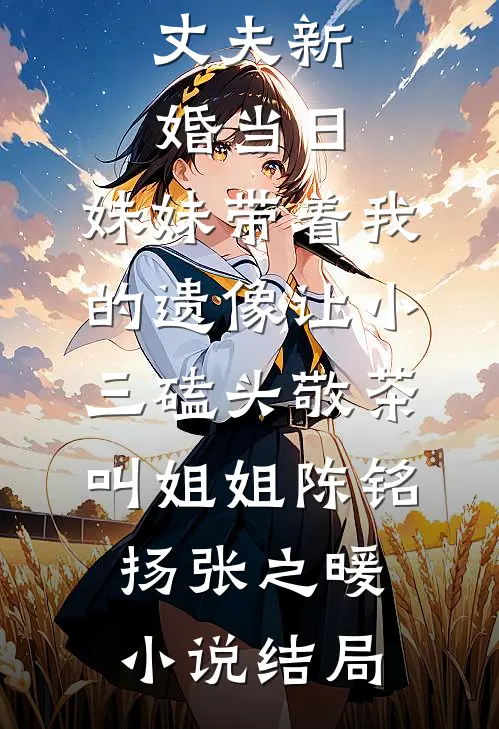 丈夫新婚当日，妹妹带着我的遗像让小三磕头敬茶叫姐姐陈铭扬张之暖小说结局