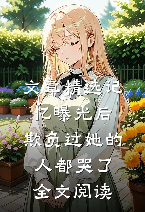 文章精选记忆曝光后,欺负过她的人都哭了全文阅读