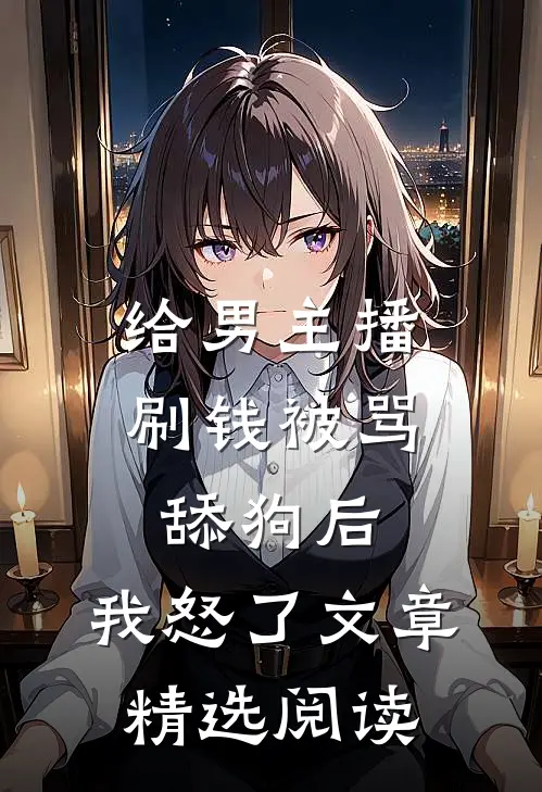 给男主播刷钱被骂舔狗后，我怒了文章精选阅读