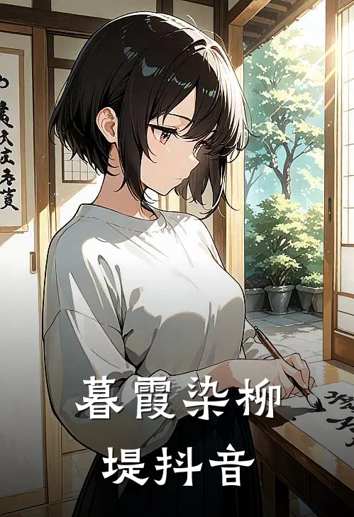 暮霞染柳堤抖音