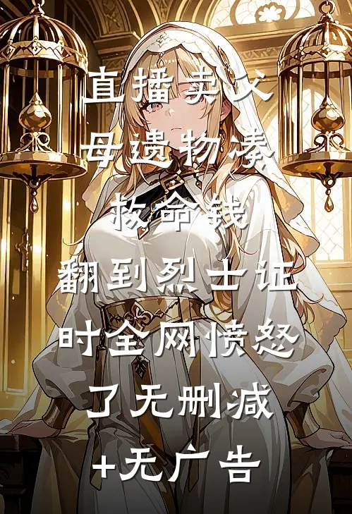 直播卖父母遗物凑救命钱，翻到烈士证时全网愤怒了无删减+无广告