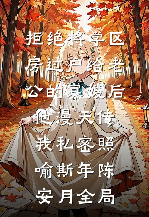 拒绝将学区房过户给老公的寡嫂后，他漫天传我私密照喻斯年陈安月全局
