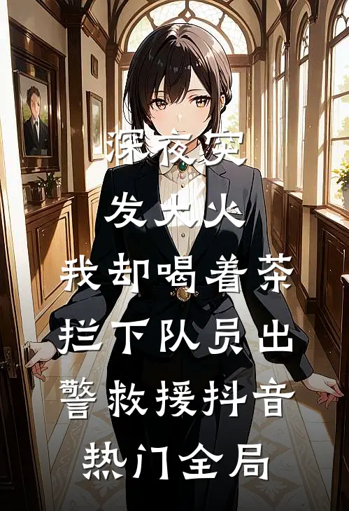 深夜突发大火，我却喝着茶拦下队员出警救援抖音热门全局