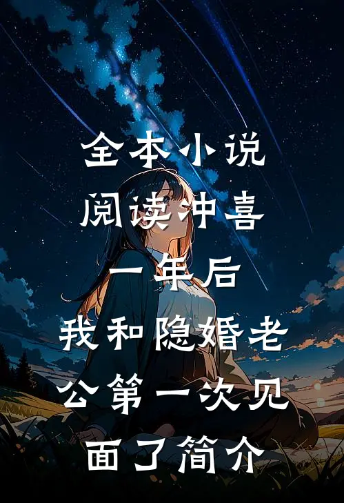 全本小说阅读冲喜一年后,我和隐婚老公第一次见面了简介