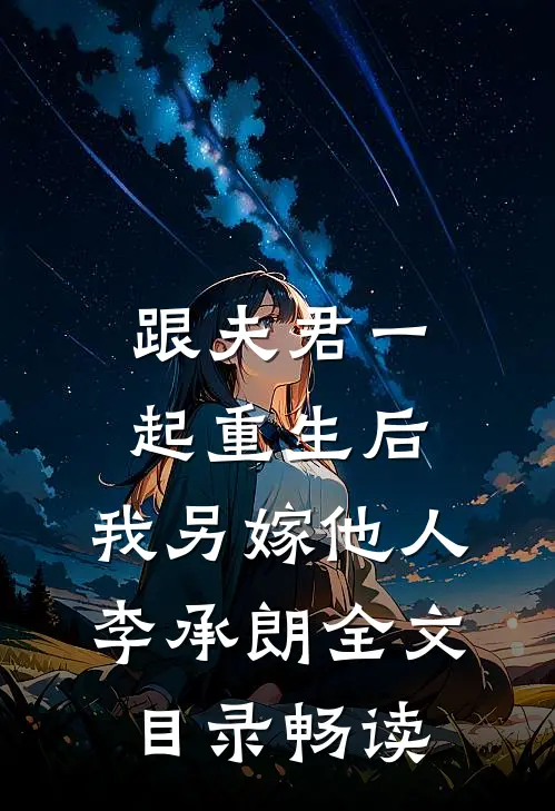 跟夫君一起重生后，我另嫁他人李承朗全文目录畅读