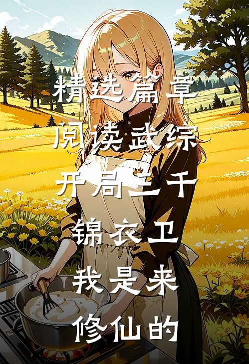 精选篇章阅读武综：开局三千锦衣卫，我是来修仙的