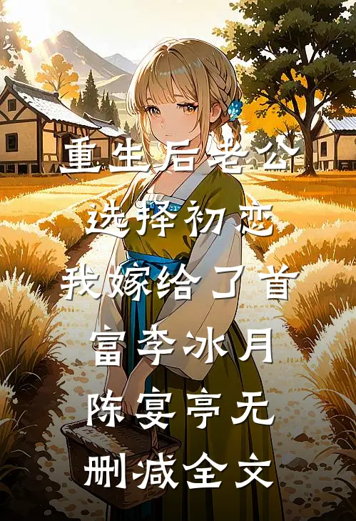 重生后老公选择初恋，我嫁给了首富李冰月陈宴亭无删减全文