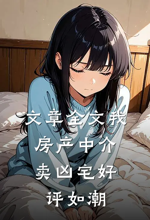 文章全文我，房产中介，卖凶宅好评如潮